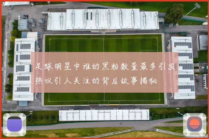 足球明星中谁的黑粉数量最多引发热议引人关注的背后故事揭秘
