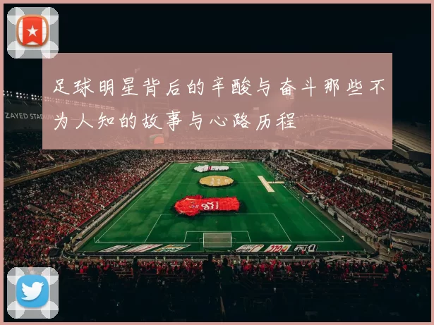 足球明星背后的辛酸与奋斗那些不为人知的故事与心路历程
