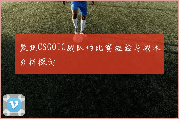 聚焦CSGOIG战队的比赛经验与战术分析探讨