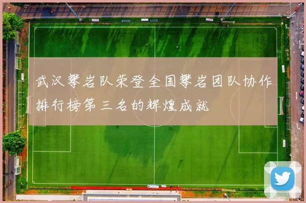 武汉攀岩队荣登全国攀岩团队协作排行榜第三名的辉煌成就